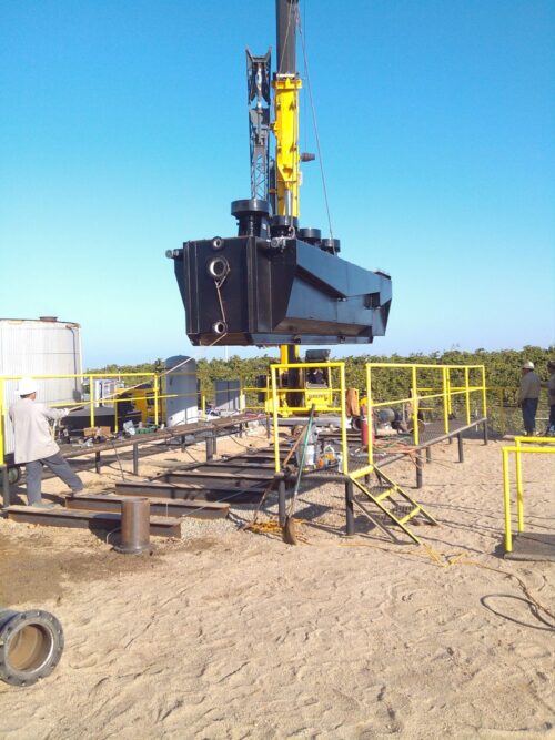 west coast construction and mechanical job site crane